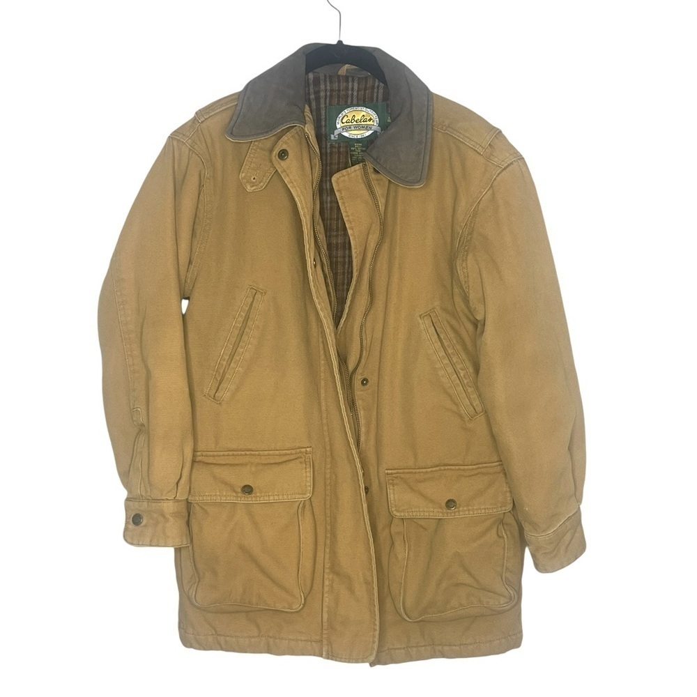 Cabela's Brown Lined Chore Jacket - image 2